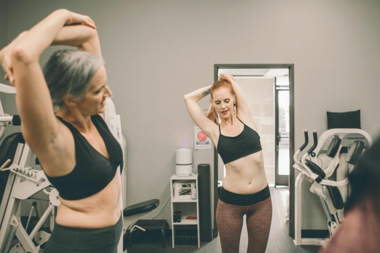 Participante reflexionando sobre su rutina de entrenamiento